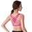 Solid Cross Back Yoga Sports Bra