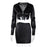 Sexy V Neck Party Hot Silk 2 Piece Outfit
