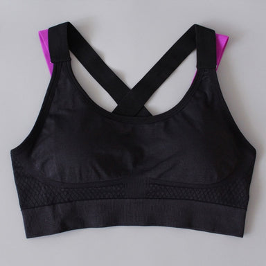 Cross Straps Wireless Padded Comfy Sports Bra