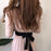 Knitted Women Long Pleated Dress