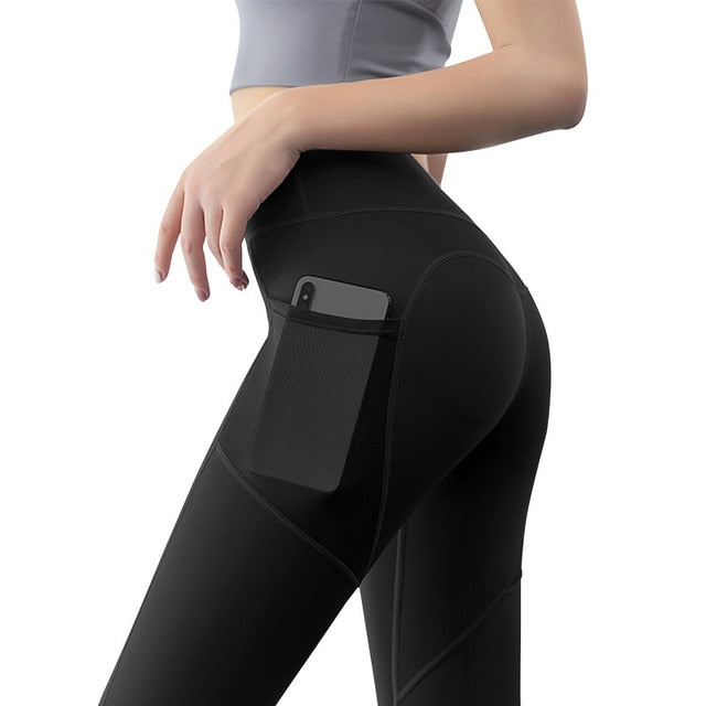Black Sexy Women Yoga Sport Leggings