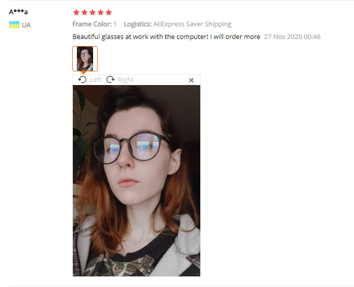Anti Blue Ray Computer Gaming Glasses