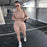 Two Piece High Waist Sportswear Crop Top And Leggings