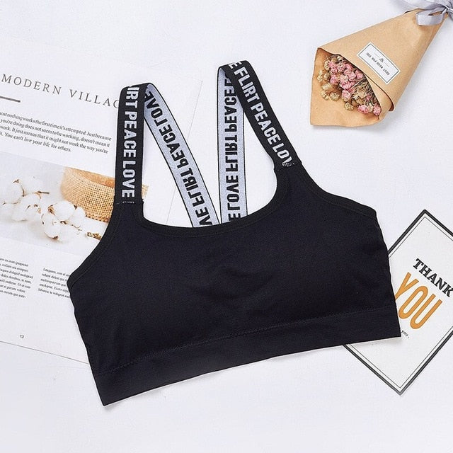 Running Female Pad Sportswear Tank Tops Sports Bra