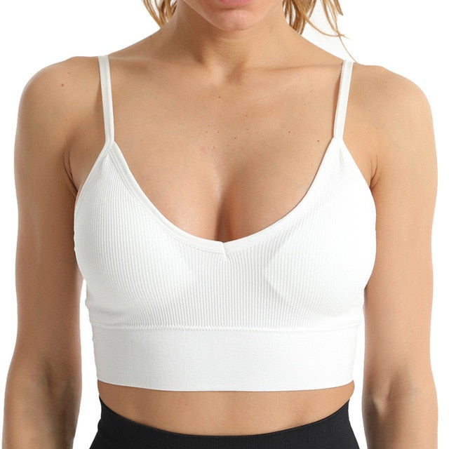 Running Female Pad Sportswear Tank Tops Sports Bra