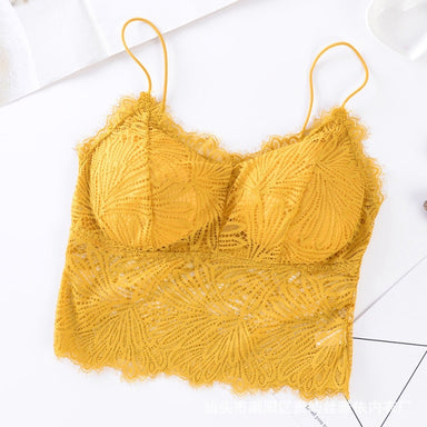 Push Up Wireless Lace Bra Top Sexy Bralette