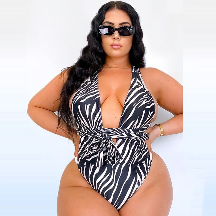 Plus Size One Piece Swimsuit