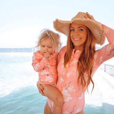 Matching Mom and Daughter Swimsuits