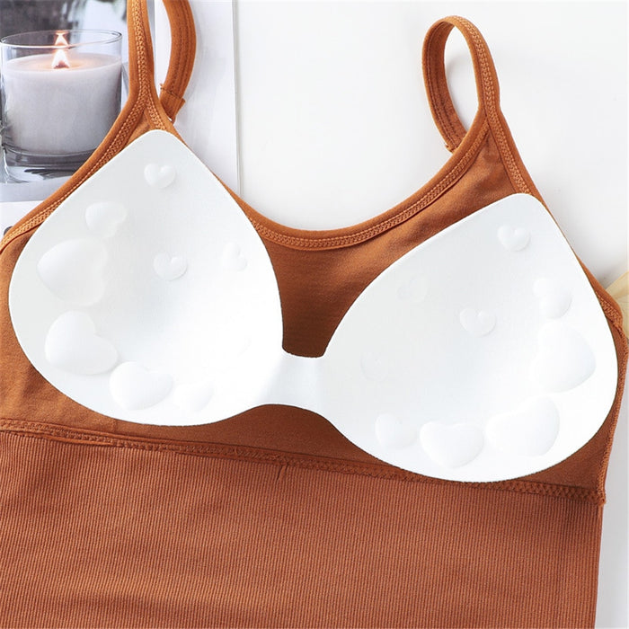 Solid Underwear Fitness Tops Sports Bra