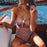Sexy High Waist Swimwear One piece Swimsuit