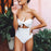 Sexy High Waist Swimwear One piece Swimsuit
