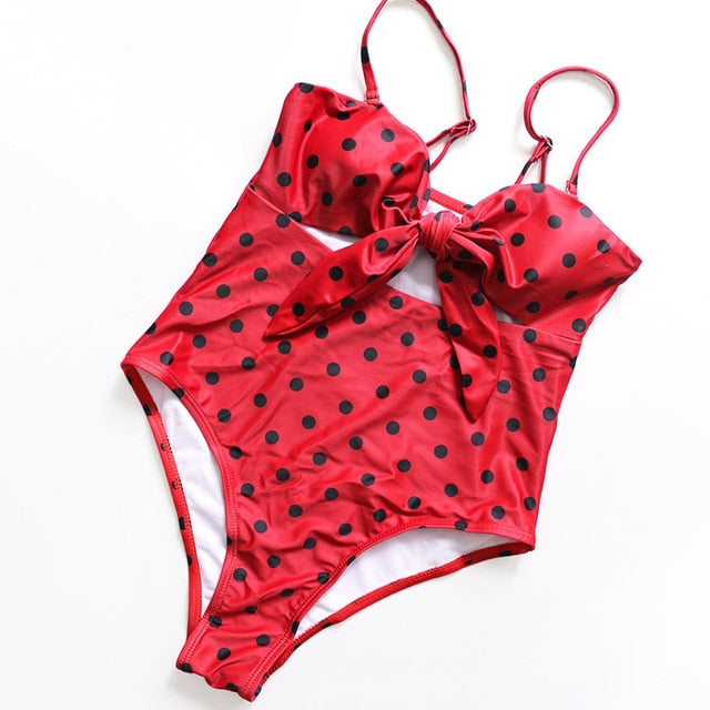 Sexy High Waist Swimwear One piece Swimsuit