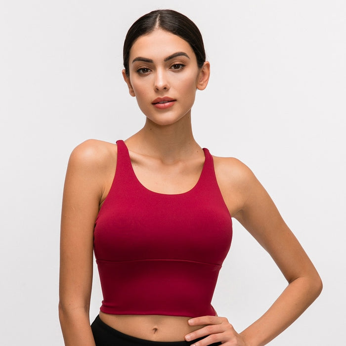 Sexy Cross Back Sports Bra
