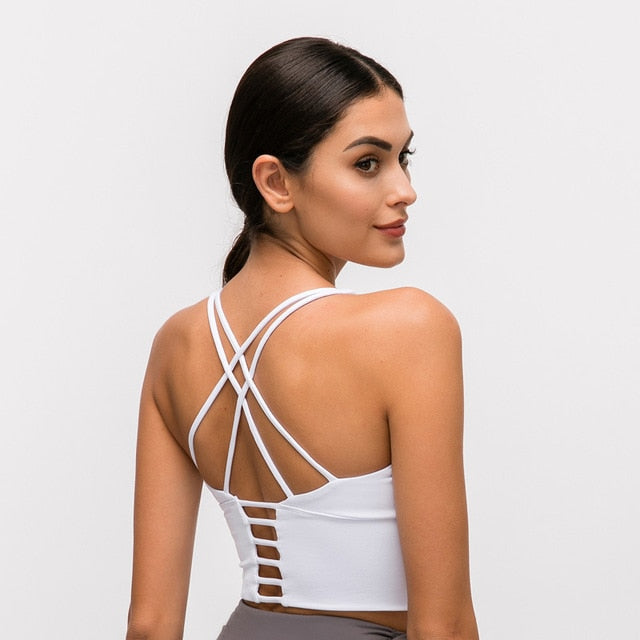 Sexy Cross Back Sports Bra