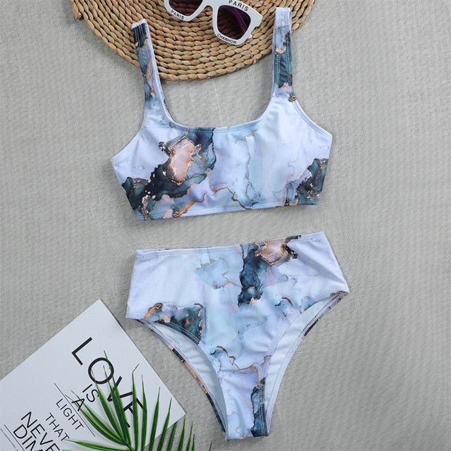 Sexy Swimsuit High Waist Swimwear