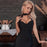 New Summer Women Black Lace Bandage Dress
