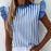 Sexy Ruffle Blouse Short Sleeve Blouse
