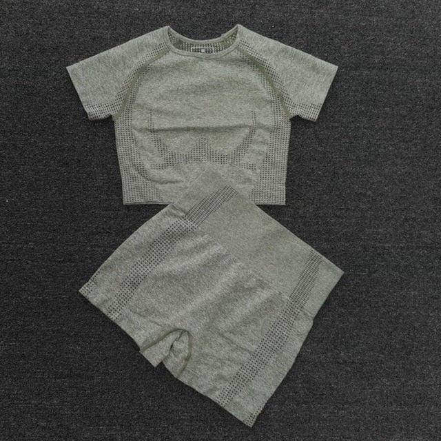 Seamless Yoga Sets Fitness Sports Suits