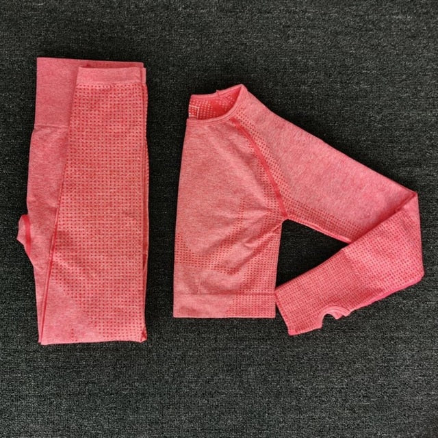 Seamless Yoga Sets Fitness Sports Suits