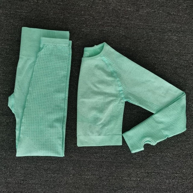 Seamless Yoga Sets Fitness Sports Suits