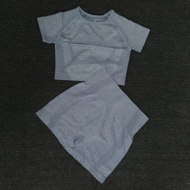 Seamless Yoga Sets Fitness Sports Suits