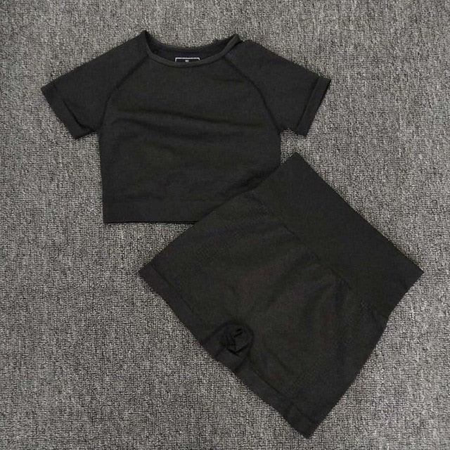 Seamless Yoga Sets Fitness Sports Suits