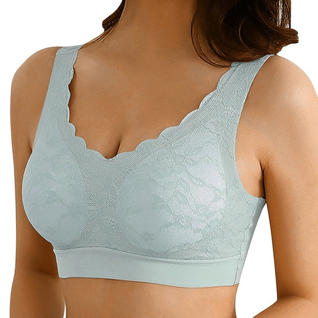 Lace Seamless Sports Bra for Yoga