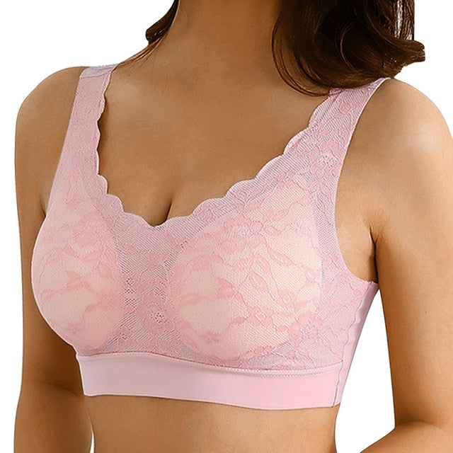 Lace Seamless Sports Bra for Yoga