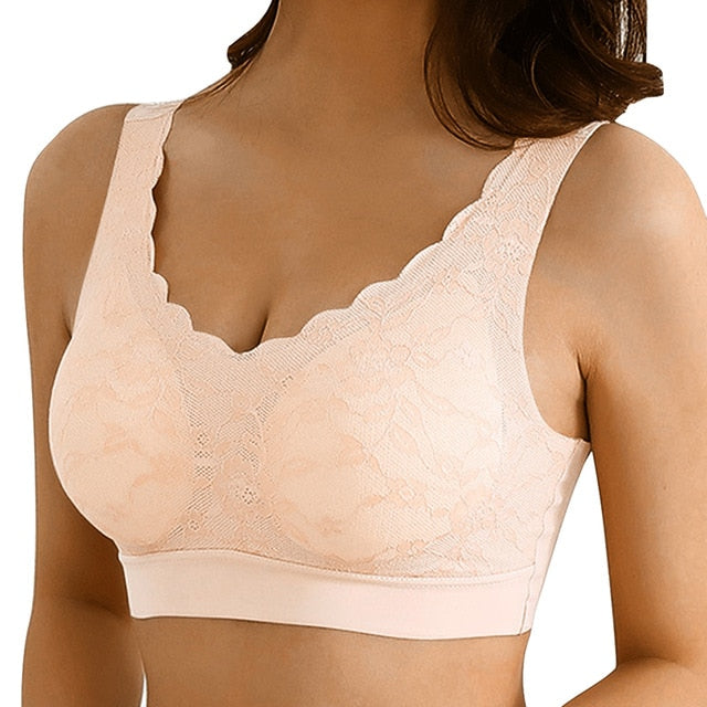 Lace Seamless Sports Bra for Yoga