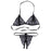 Sexy Bandage Corset Letter Push Up Bra