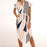 Geometric Print Summer Boho Beach Dress