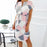 Geometric Print Summer Boho Beach Dress