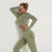 Long Sleeve High Waist Seamless Sport Suit