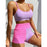 Seamless Set Fitness Sports Bra