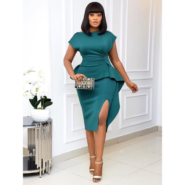 Sexy Bodycon Short Sleeve Dresse