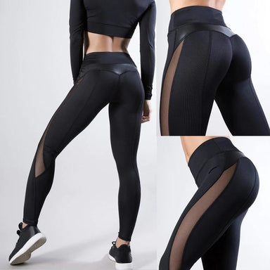 Women Leggings Sexy Mesh Pants