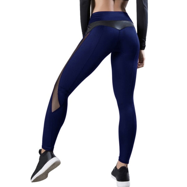 Women Leggings Sexy Mesh Pants