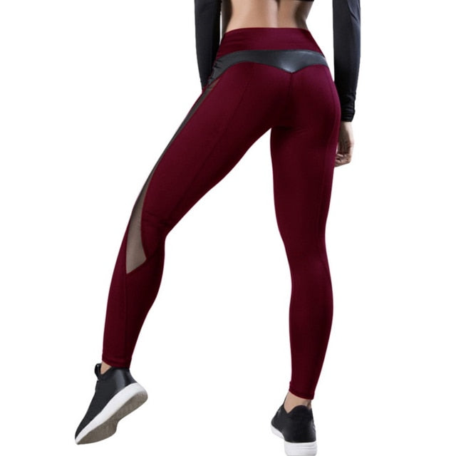 Women Leggings Sexy Mesh Pants