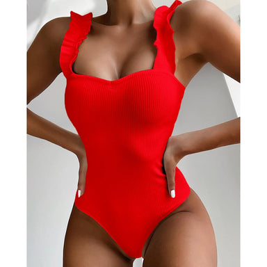 New Sexy Female Swimsuit Vintage One Piece