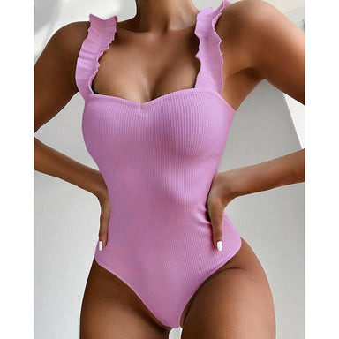 New Sexy Female Swimsuit Vintage One Piece