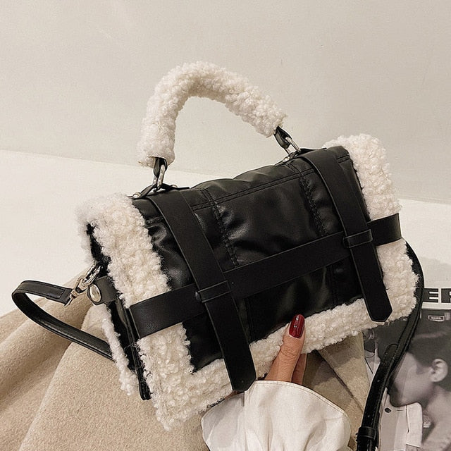 Soft Plush Fur Handbag