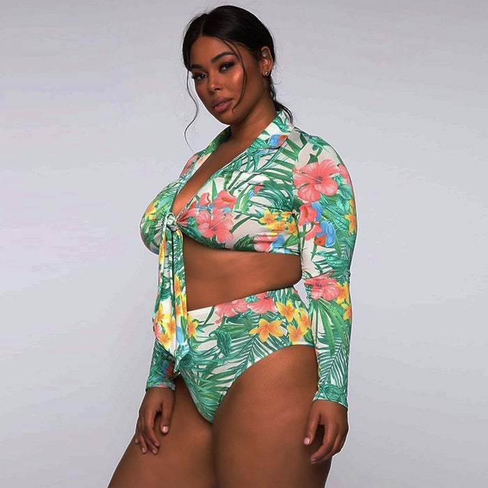 Plus Size Swimsuit Two Piece Swimwear