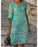 Loose Spring Vintage Ruffles Dress