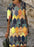 Loose Spring Vintage Ruffles Dress