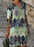 Loose Spring Vintage Ruffles Dress