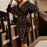 Spring Vintage Striped Midi Dress