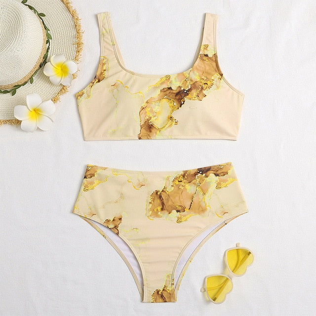 Sexy Swimsuit High Waist Swimwear