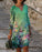Loose Spring Vintage Ruffles Dress
