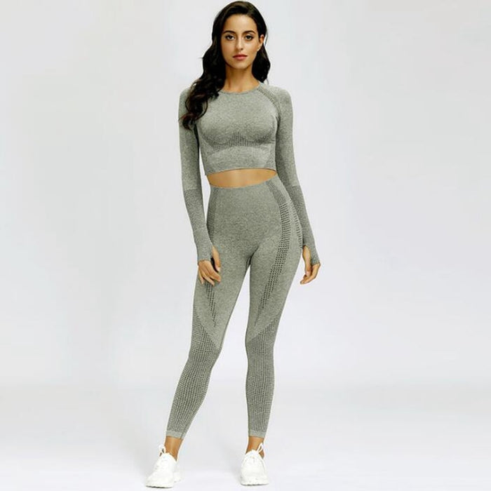 Seamless Yoga Sets Fitness Sports Suits
