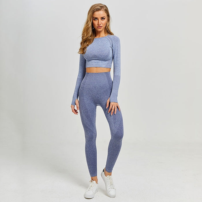 Seamless Yoga Sets Fitness Sports Suits